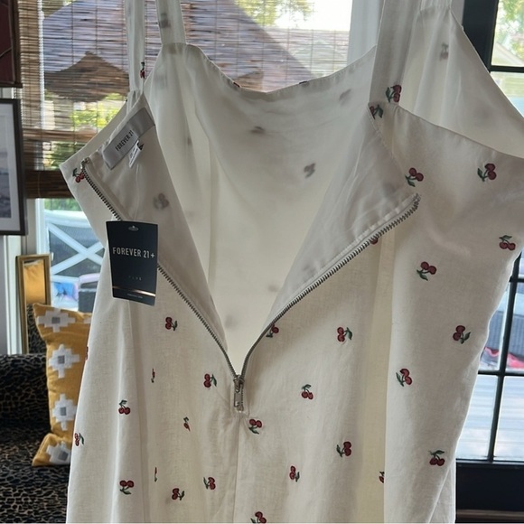 Forever 21+ Cherry Embroidered Halter dress - Picture 7 of 7